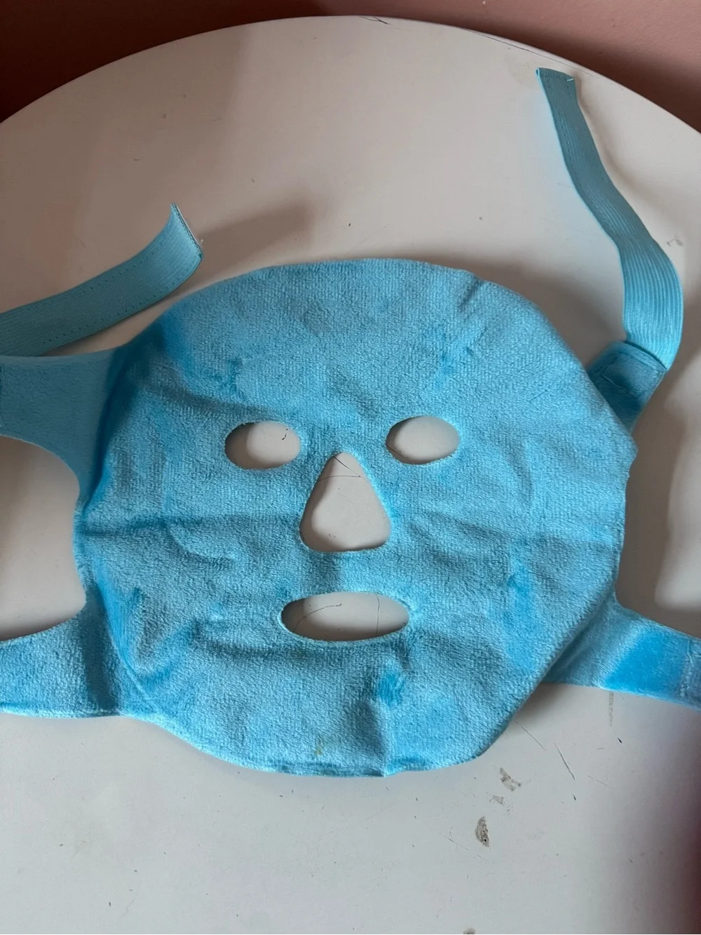 Cold & Hot Therapy Gel Bead Face Mask with Adjustable Elastic Straps